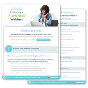 Webinar Production Checklist